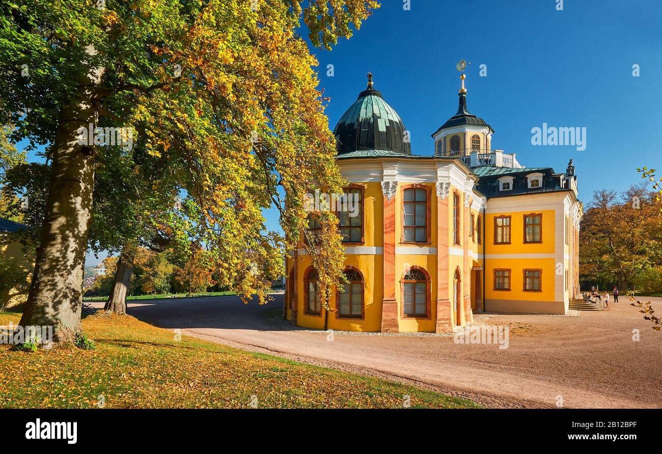 Château Belvedere, Weimar, Thuringe, Allemagne Banque D'Images