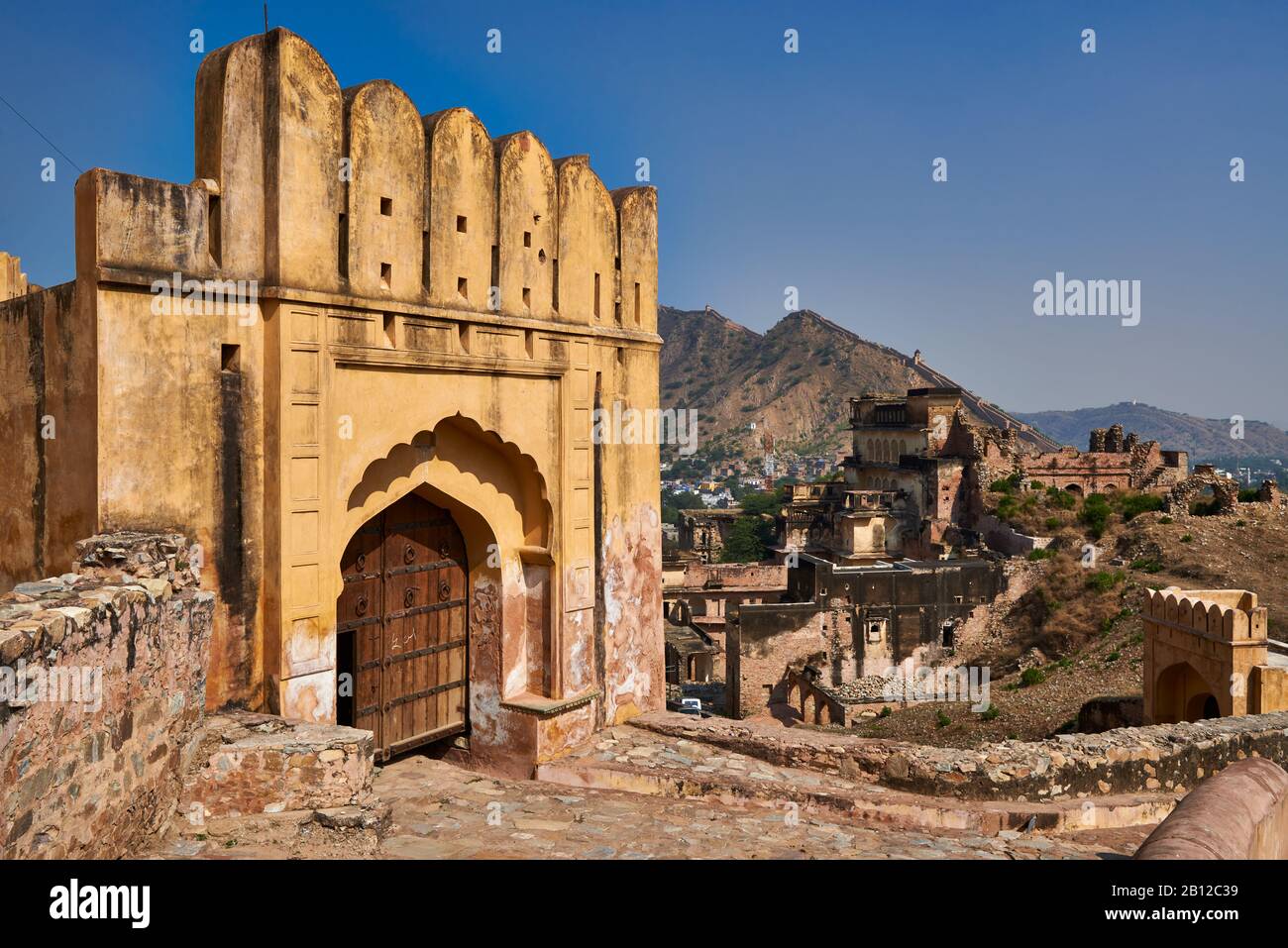 Fort Amer, Jaipur, Rajasthan, Inde Banque D'Images