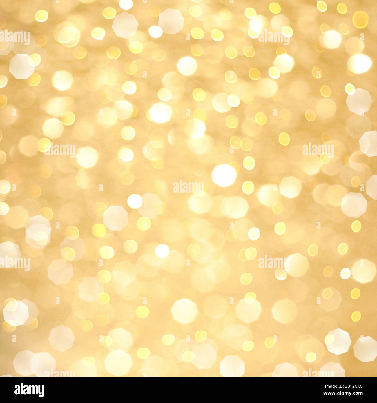 Résumé fond de bokeh doré, brillant Noël lumières de Noël texture Banque D'Images