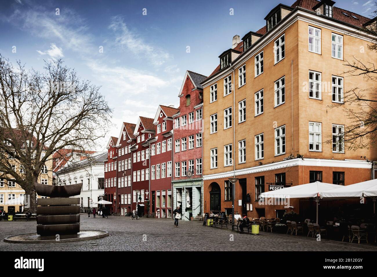 Gråbrødretorv Square, centre-ville, Copenhague, Danemark Banque D'Images