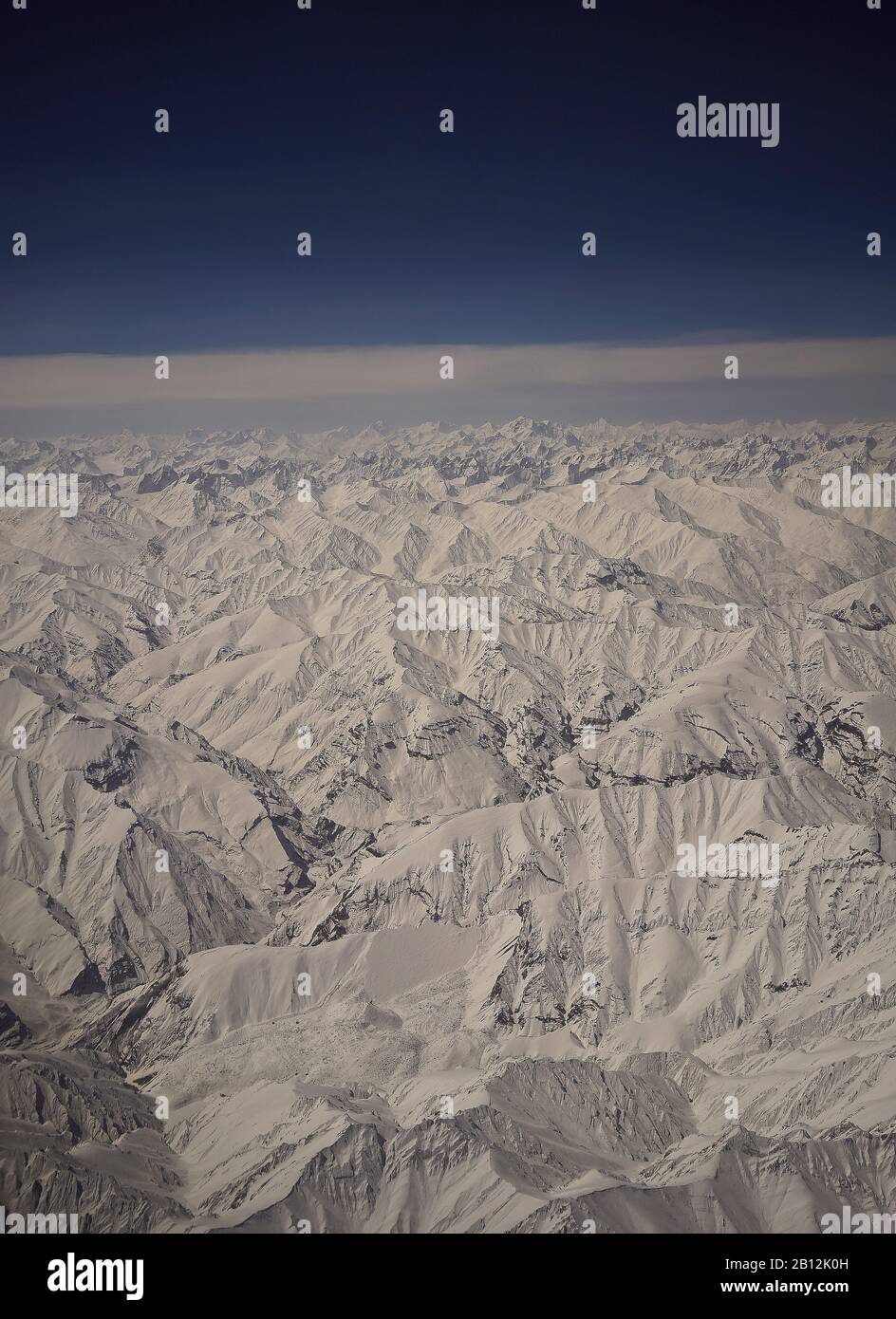 Vue aérienne de l'Himalaya indien. Himalaya. Inde Banque D'Images