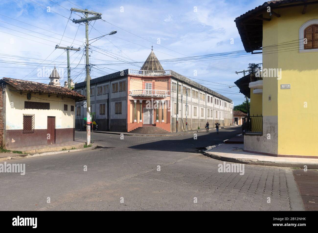 Bâtiments Coloniaux Espagnols, Grenade, Nicaragua, Amérique Centrale Banque D'Images
