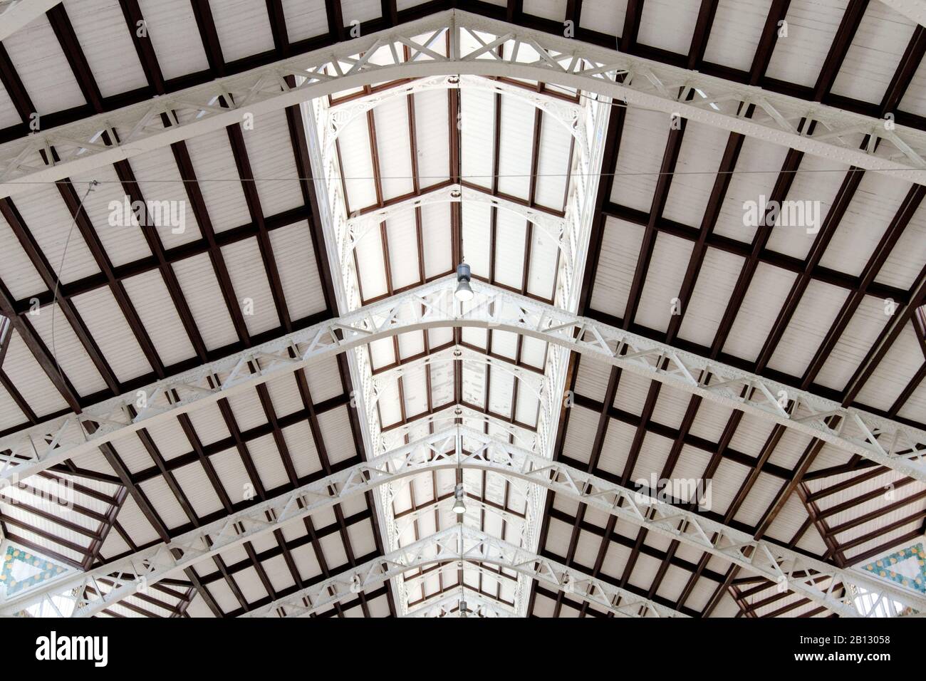 Marché Central,Hall Du Marché,Valence,Espagne Banque D'Images