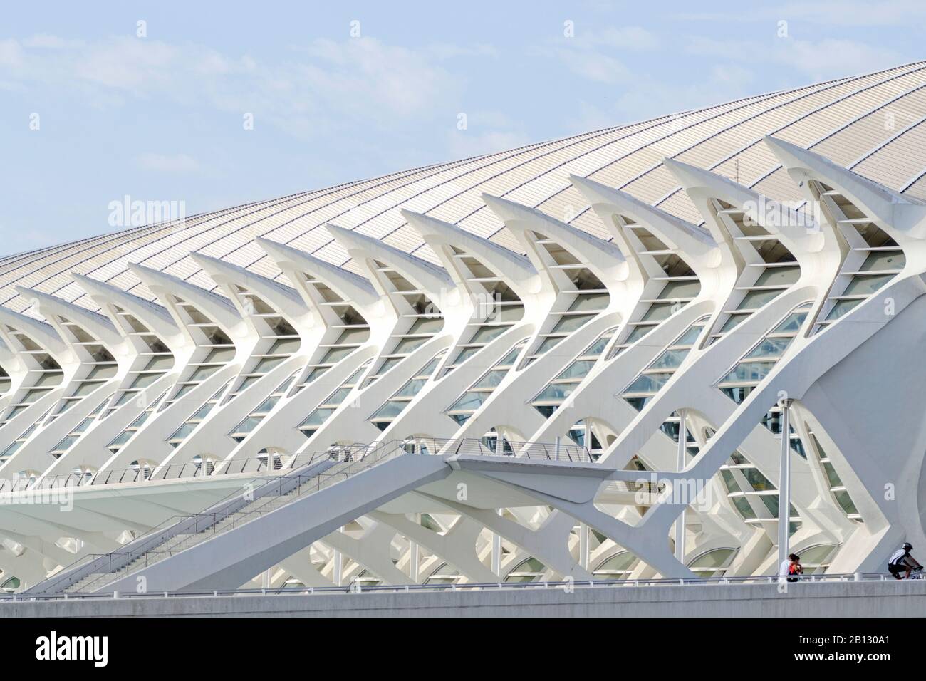 Museo de las Ciencias principe Felipe, Cité des Arts et des Sciences, Valence, Espagne Banque D'Images