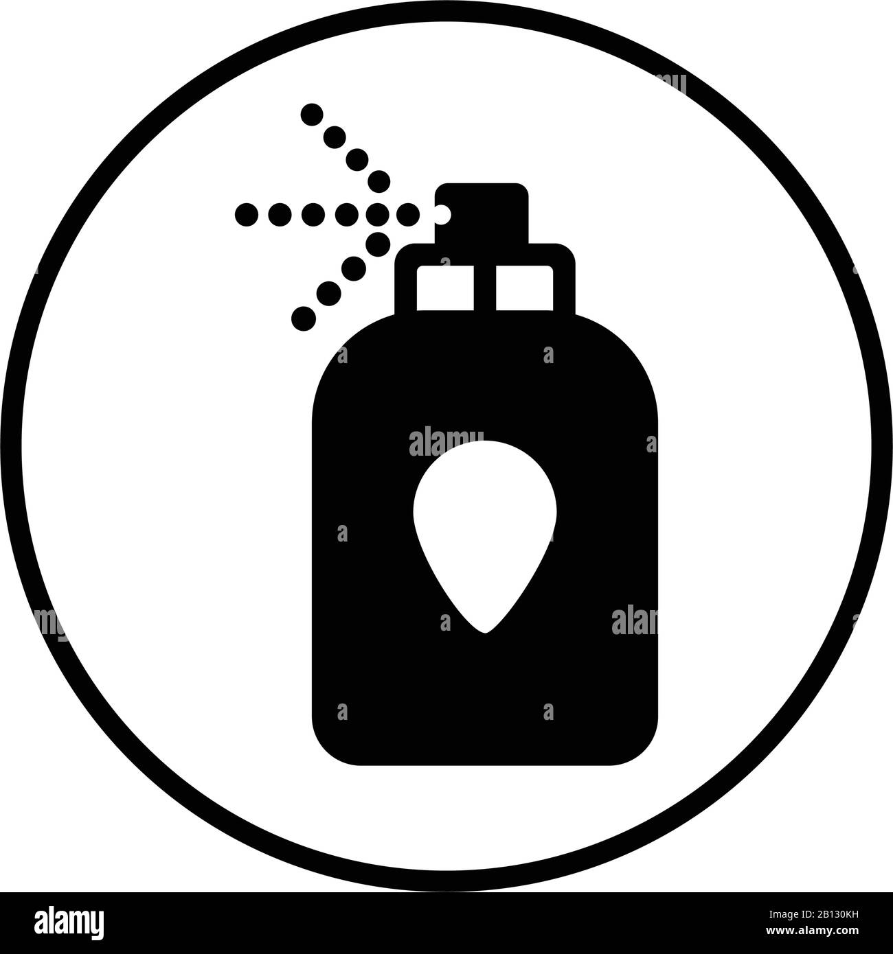 Icône de bouteille de gaz Illustration de Vecteur