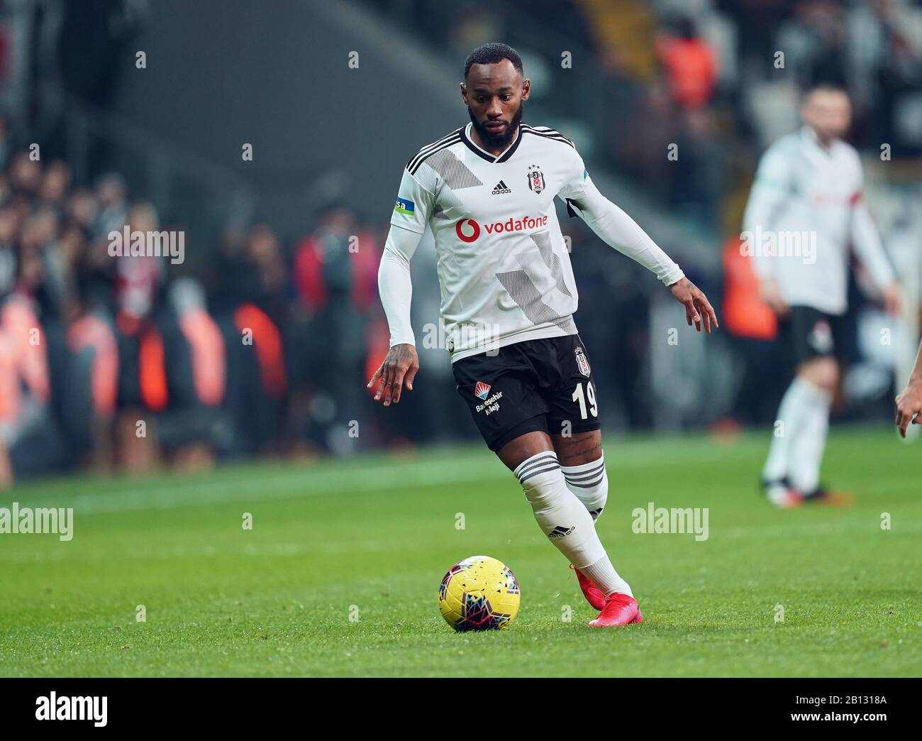 Vodafone Park, Istanbul, Turquie. 22 février 2020. Georges-Kevin n'Koudou de Besiktas pendant Besiktas contre Trabzonsou sur Vodafone Park, Istanbul, Turquie. Kim Price/Csm/Alay Live News Banque D'Images