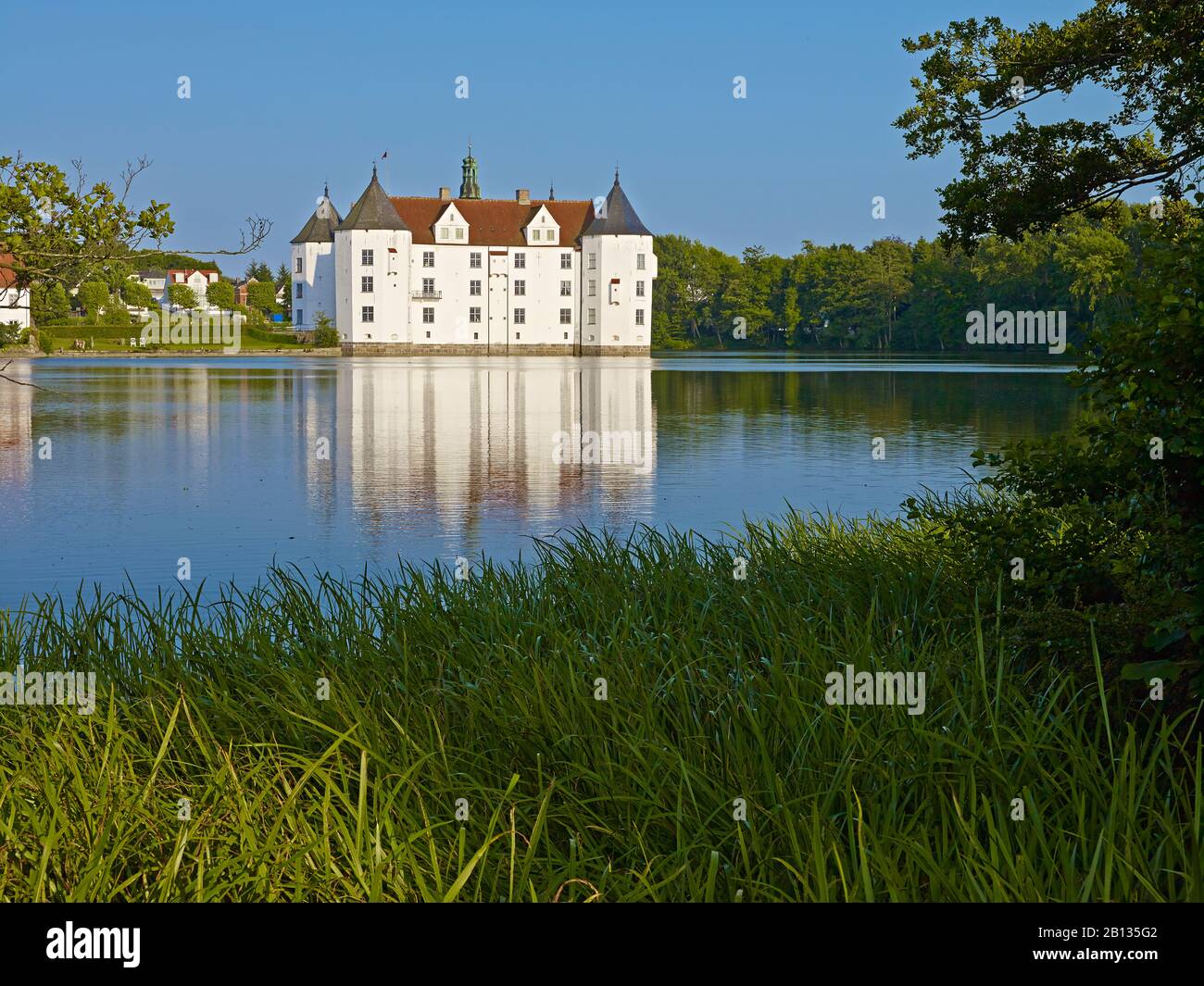 Wasserschloss Glücksburg, Schleswig-Flensburg, Schleswig-Holstein, Allemagne Banque D'Images