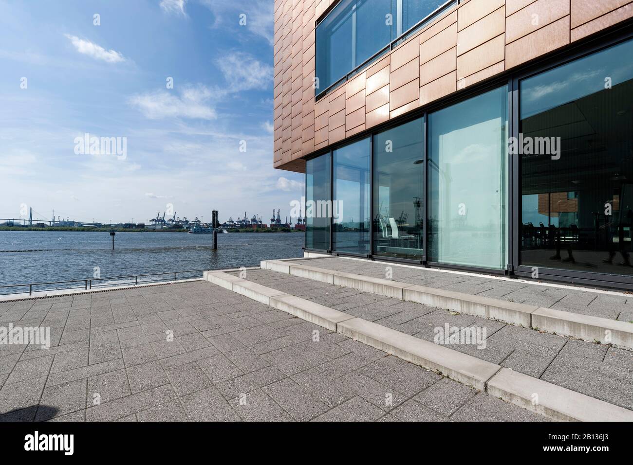 Immeuble De Bureaux Columbia Twins, Neumühlen, Altona, Hambourg, Allemagne Banque D'Images