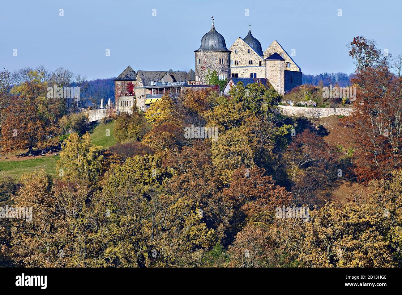 Château De Beauty De Dormir Sababurg,Hofgeismar,Hesse,Allemagne Banque D'Images