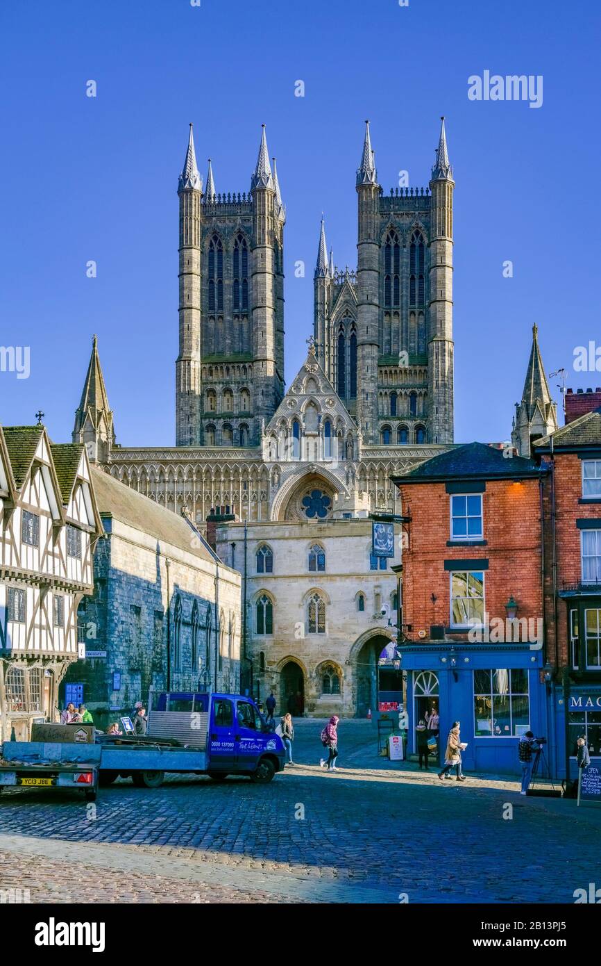 Lincoln, Lincolnshire, Angleterre, RU Banque D'Images