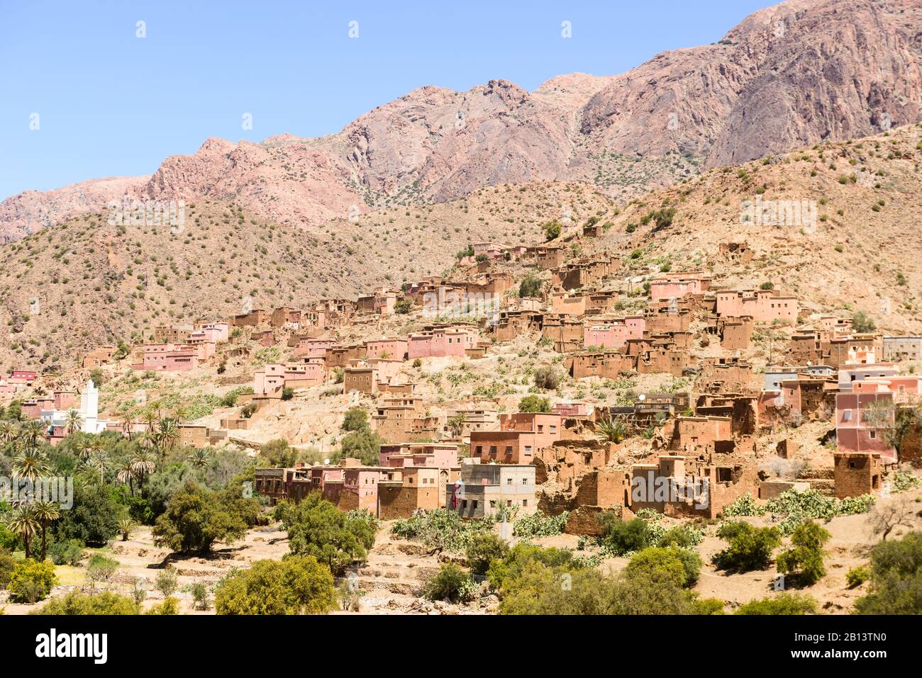 Villages de l'Anti-Atlas. Maroc Banque D'Images