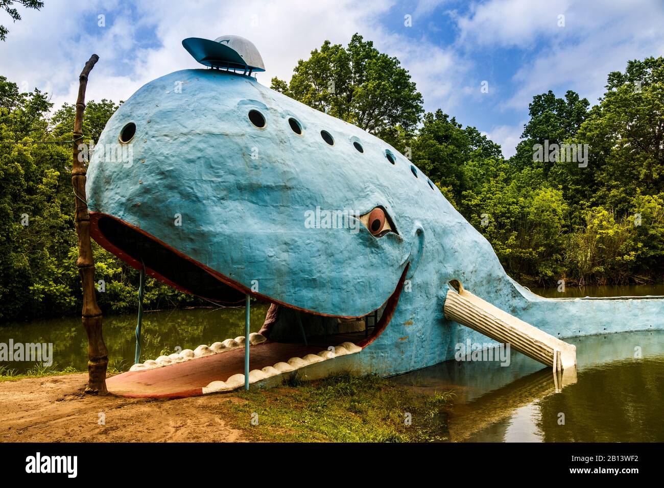 La Baleine Bleue, Catoosa, Route Historique 66, Oklahoma, La Baleine Bleue, Catoosa, Route Historique 66, Oklahoma Banque D'Images