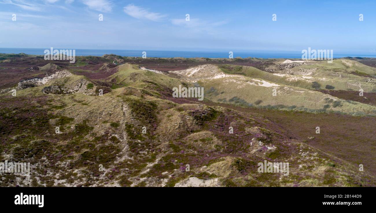 Des photos aériennes de Sylt, en mer du Nord, Allemagne Banque D'Images