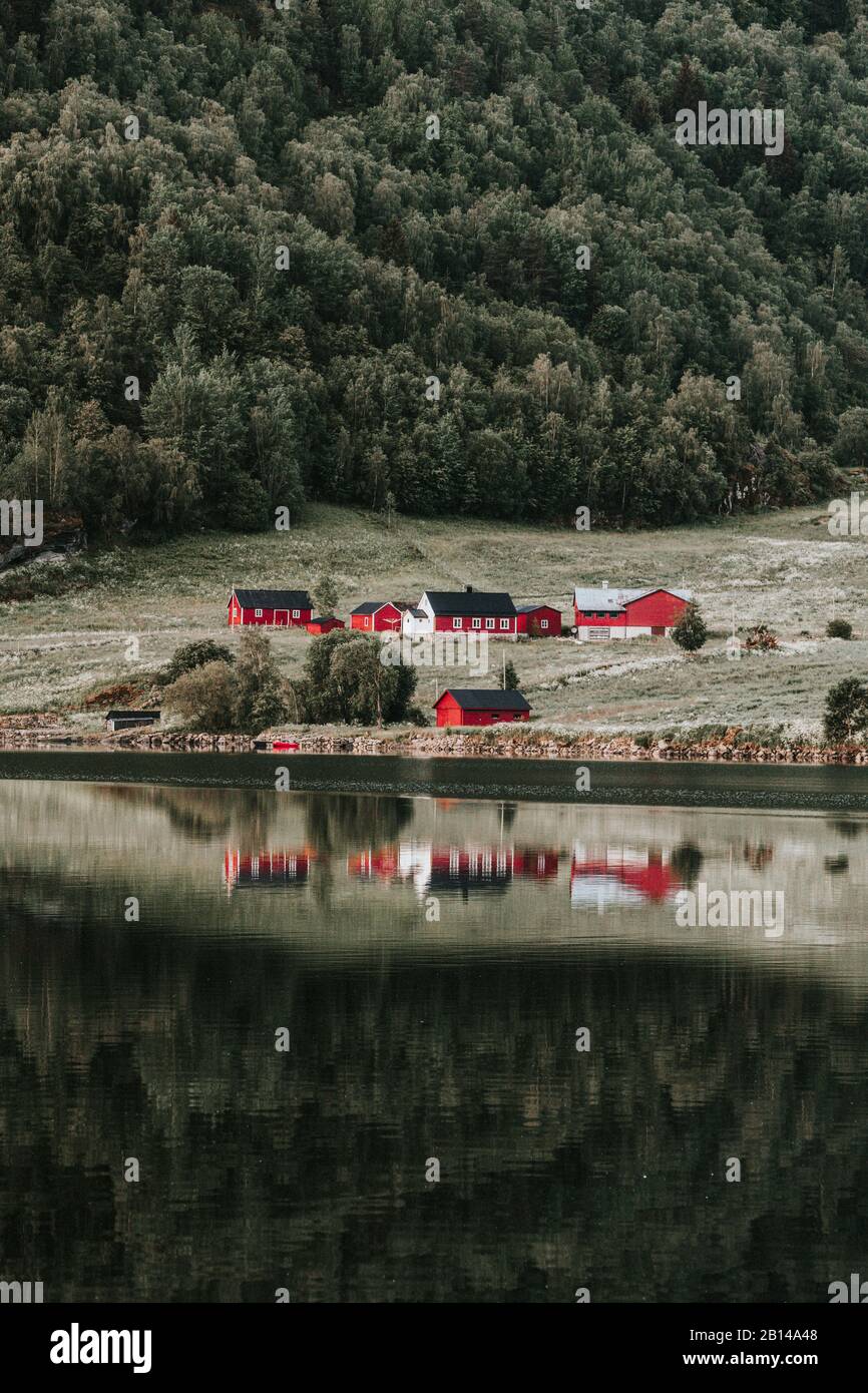Sogndal, Norvège Banque D'Images
