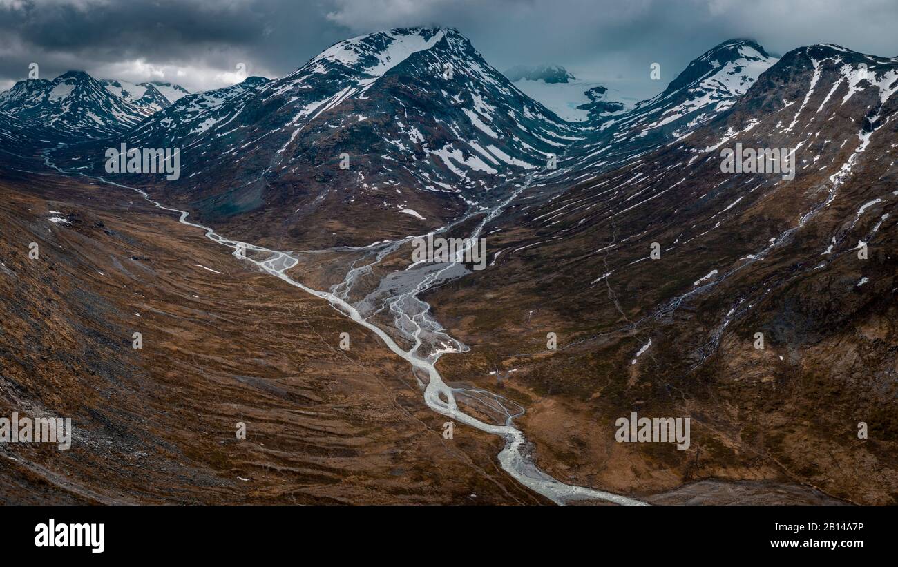 Le parc national de Jotunheimen, Norvège Banque D'Images