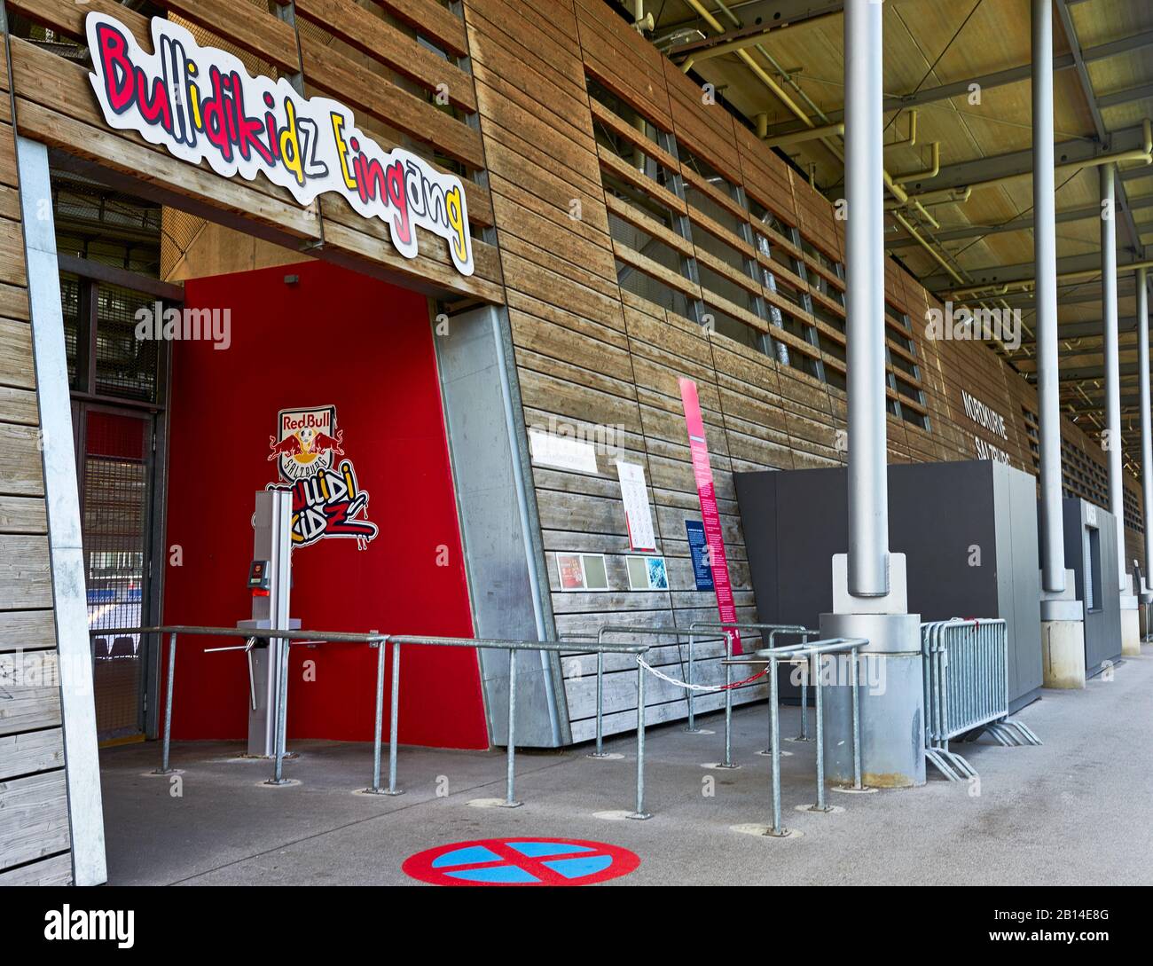 Espace enfants sur l'arène de Red Bulls Salzburg Banque D'Images