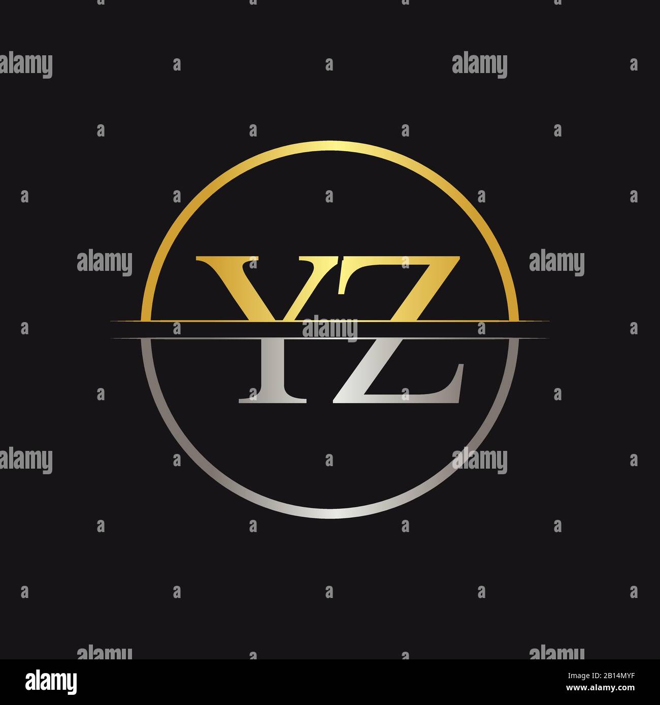 Modele Vectoriel De Conception De Logo Yz Initial Illustration Vectorielle Du Logo Commercial Yz De La Lettre Creative Image Vectorielle Stock Alamy