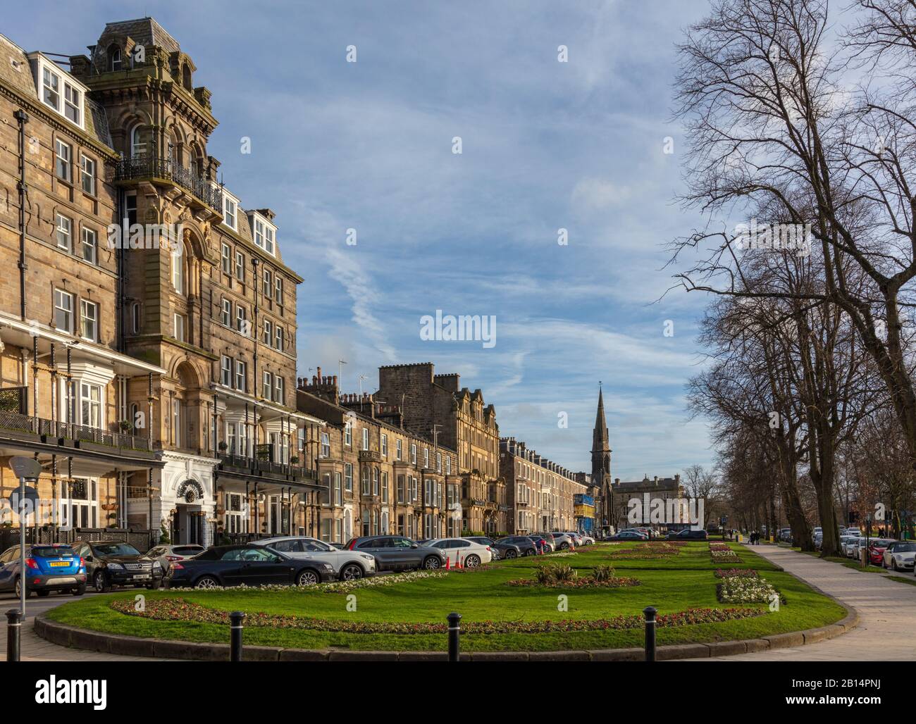 Harrogate Prospect Place Avec Yorkshire Hotel, North Yorkshire, Angleterre, Royaume-Uni Banque D'Images