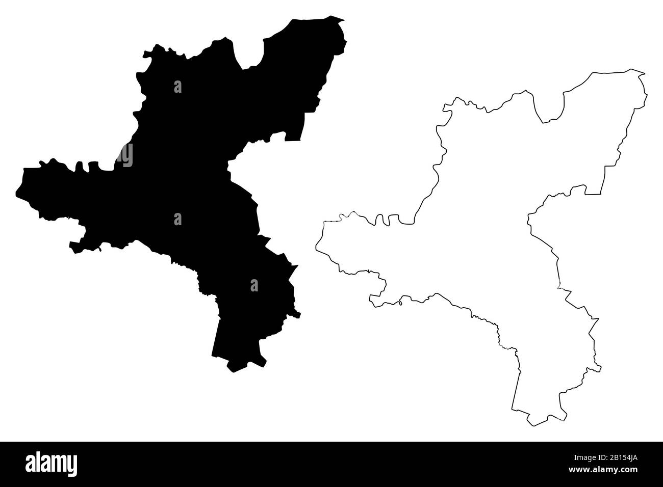 Municipalité de Priekuli (République de Lettonie, divisions administratives de Lettonie, municipalités et leurs unités territoriales) illustration vectorielle de carte, sc Illustration de Vecteur