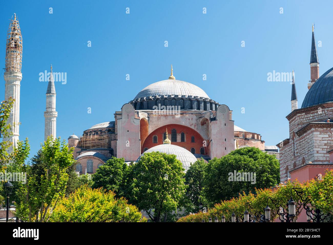 Sainte-sophie à Istanbul, Turquie. Sainte-sophie est le plus grand monument de la Culture byzantine. Banque D'Images