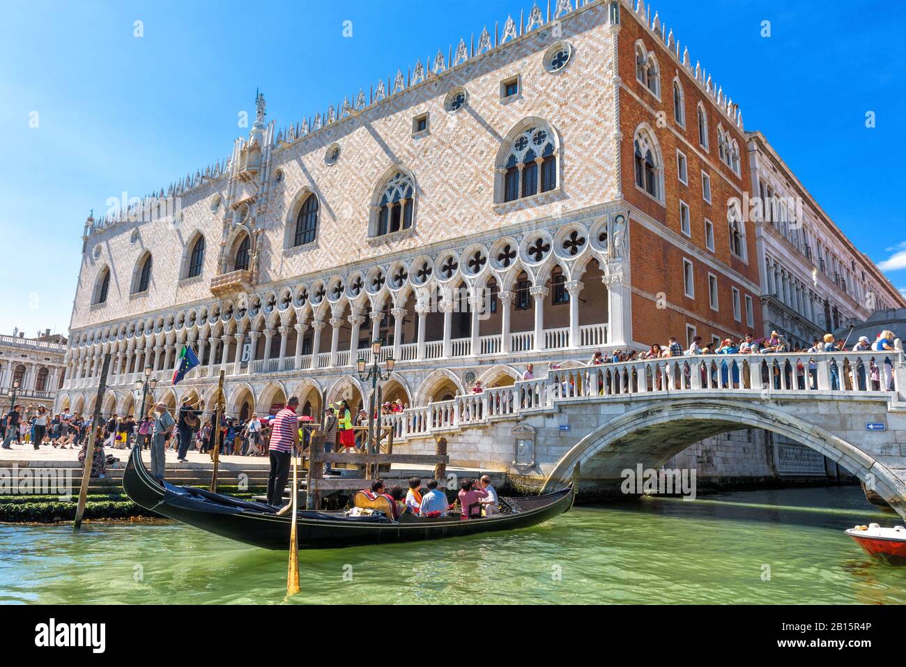 Venise, Italie - 21 mai 2017 : Palais des Doges par San Marco à Venise. C'est l'une des principales attractions touristiques de Venise. Belle vue sur la Venise e Banque D'Images
