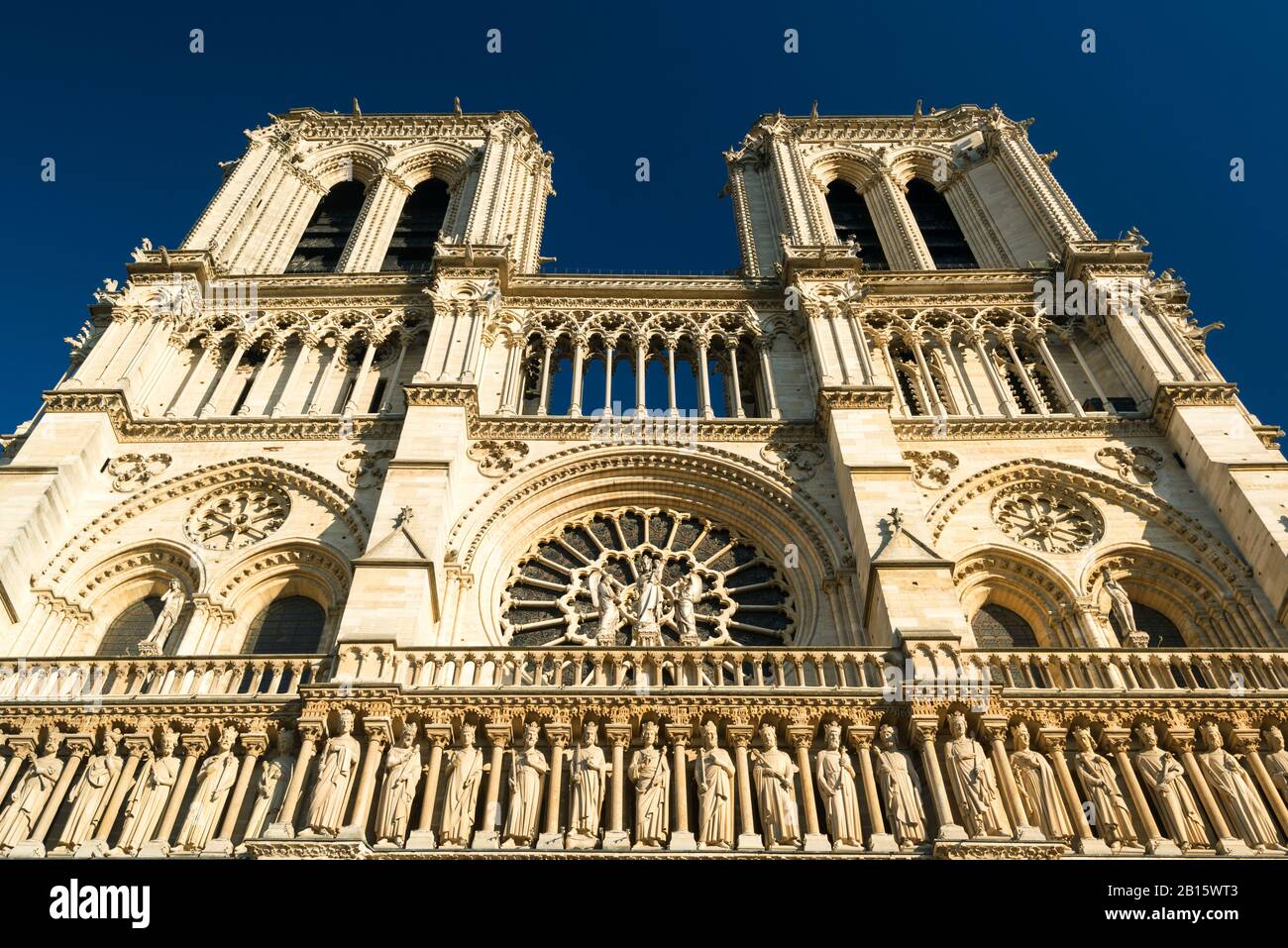 La Cathédrale Notre Dame de Paris, France Banque D'Images