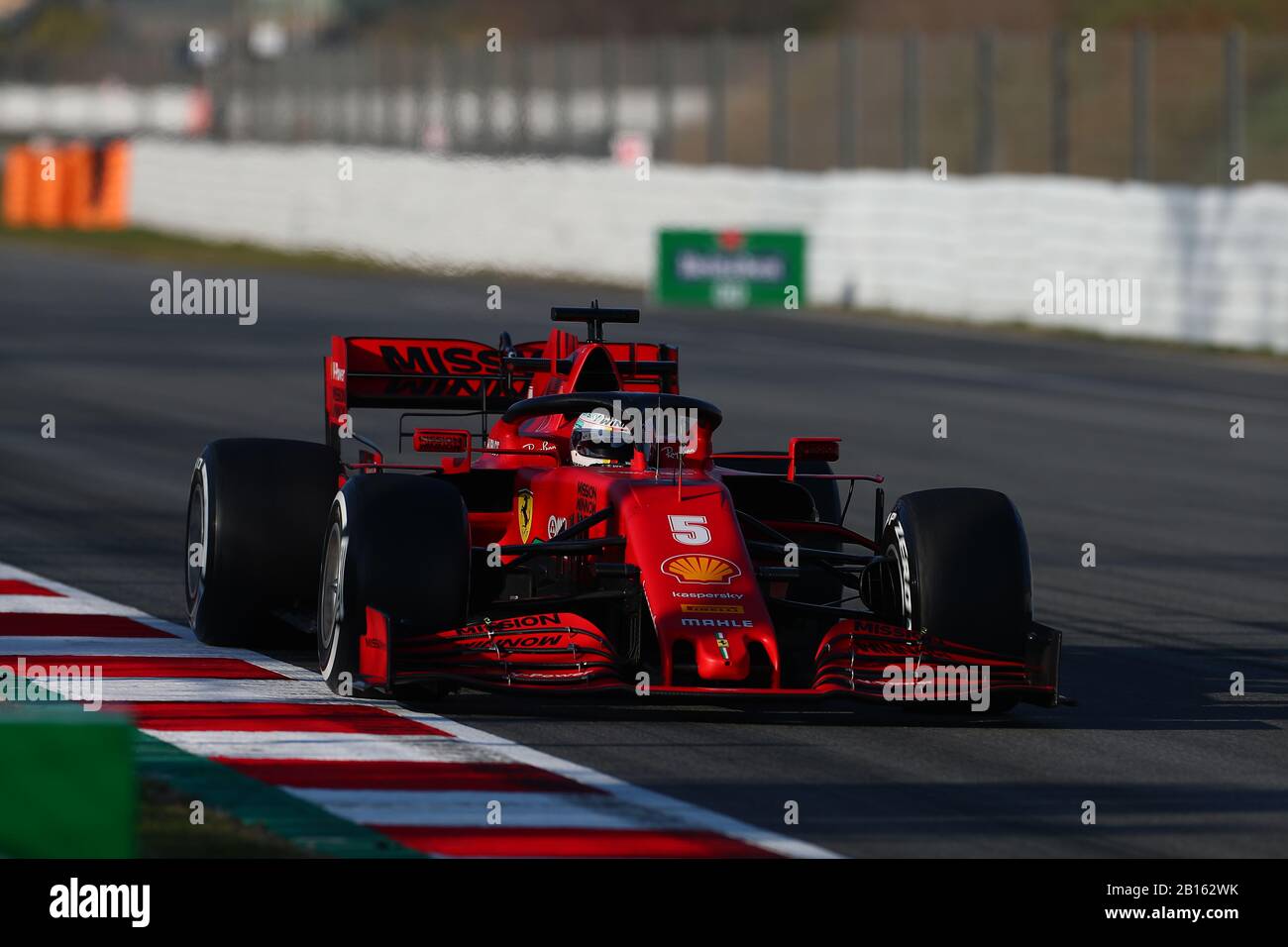 #05 Sebastian Vettel, Scuderia Ferrari. Formule 1 Championnat du monde 2020, épreuves d'hiver #1 2020 Barcelone, 19-21 février 2020. Banque D'Images