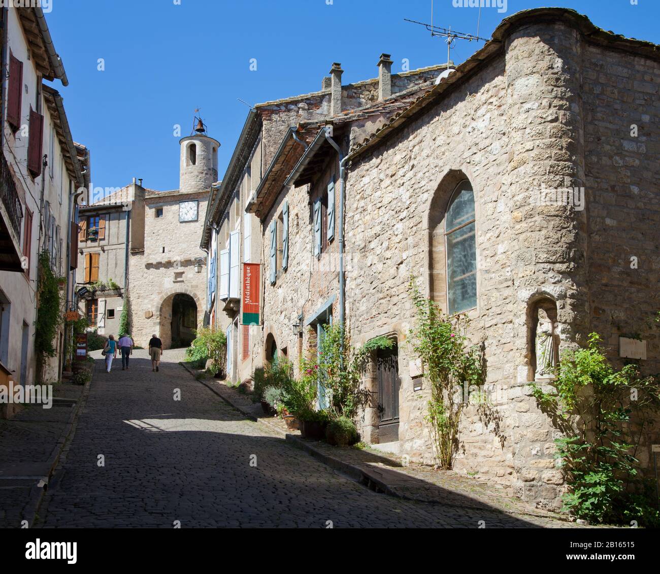 Cordes Sur Ciel, Tarn, Midi Pyrénées, France, Europe Banque D'Images
