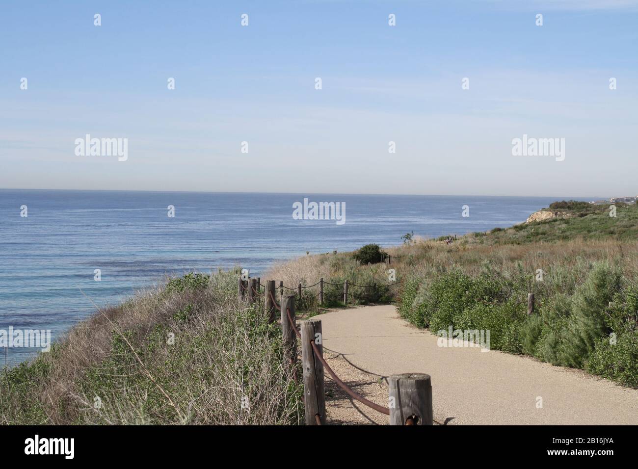 Sentier de randonnée Palos Verdes, San Pedro, Californie Banque D'Images