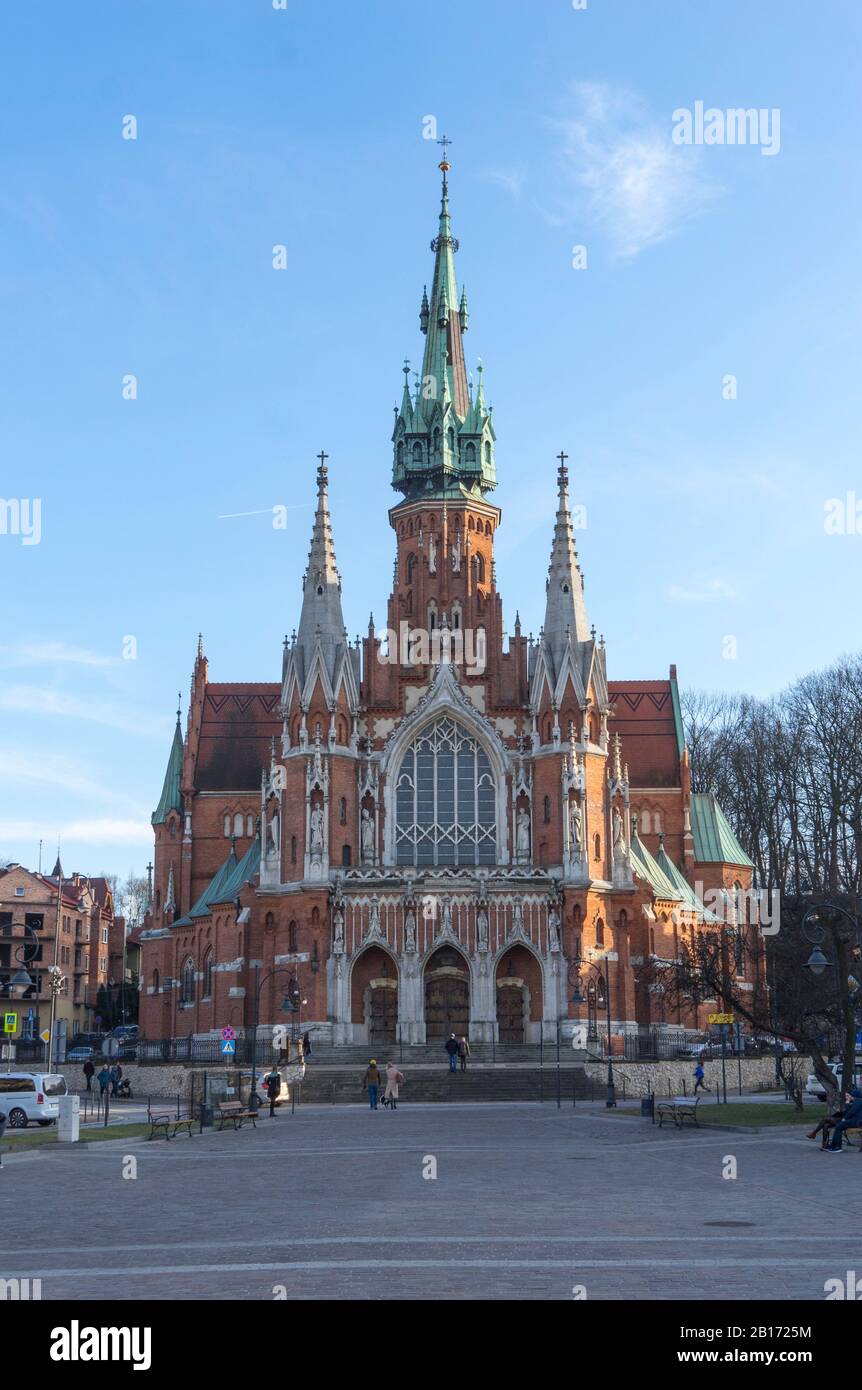 L’Église de Joseph (Kościół św. Józefa) à Kraków, Pologne Banque D'Images