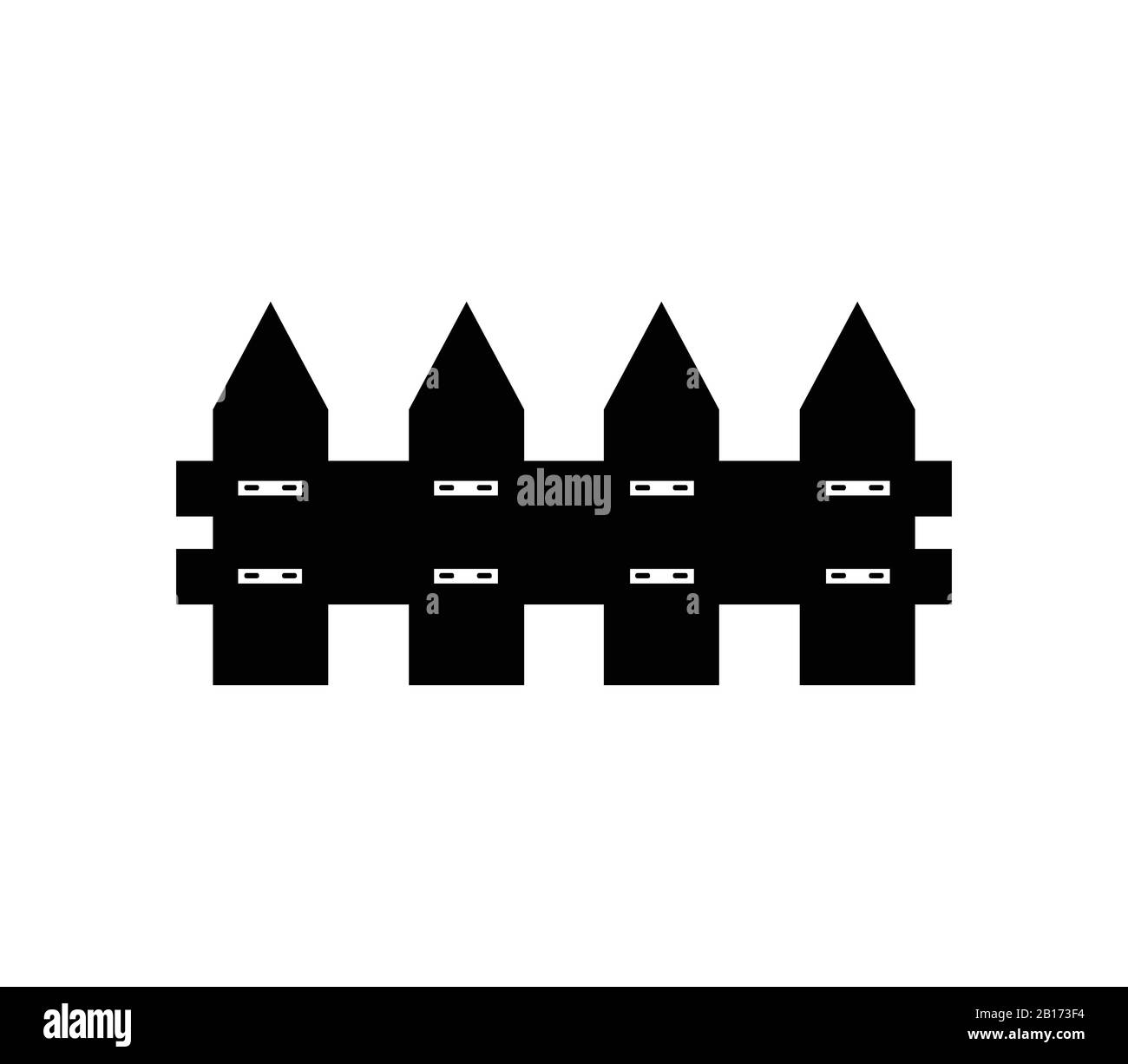 icône de clôture illustrée dans le vecteur sur fond blanc Illustration de Vecteur