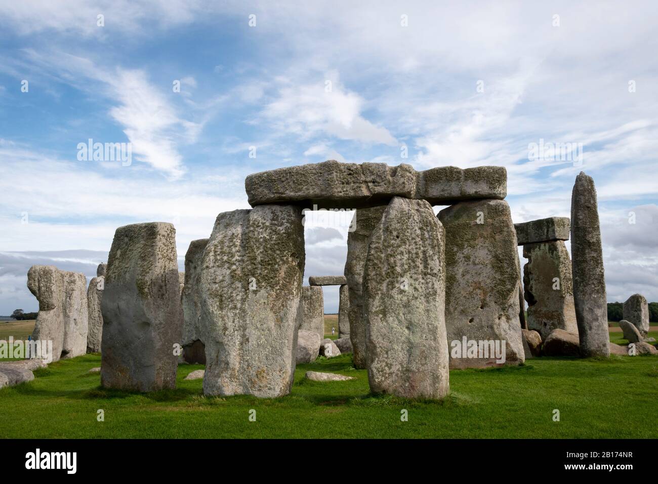 Stonehenge, la plaine de Salisbury, Wiltshire, Angleterre Banque D'Images