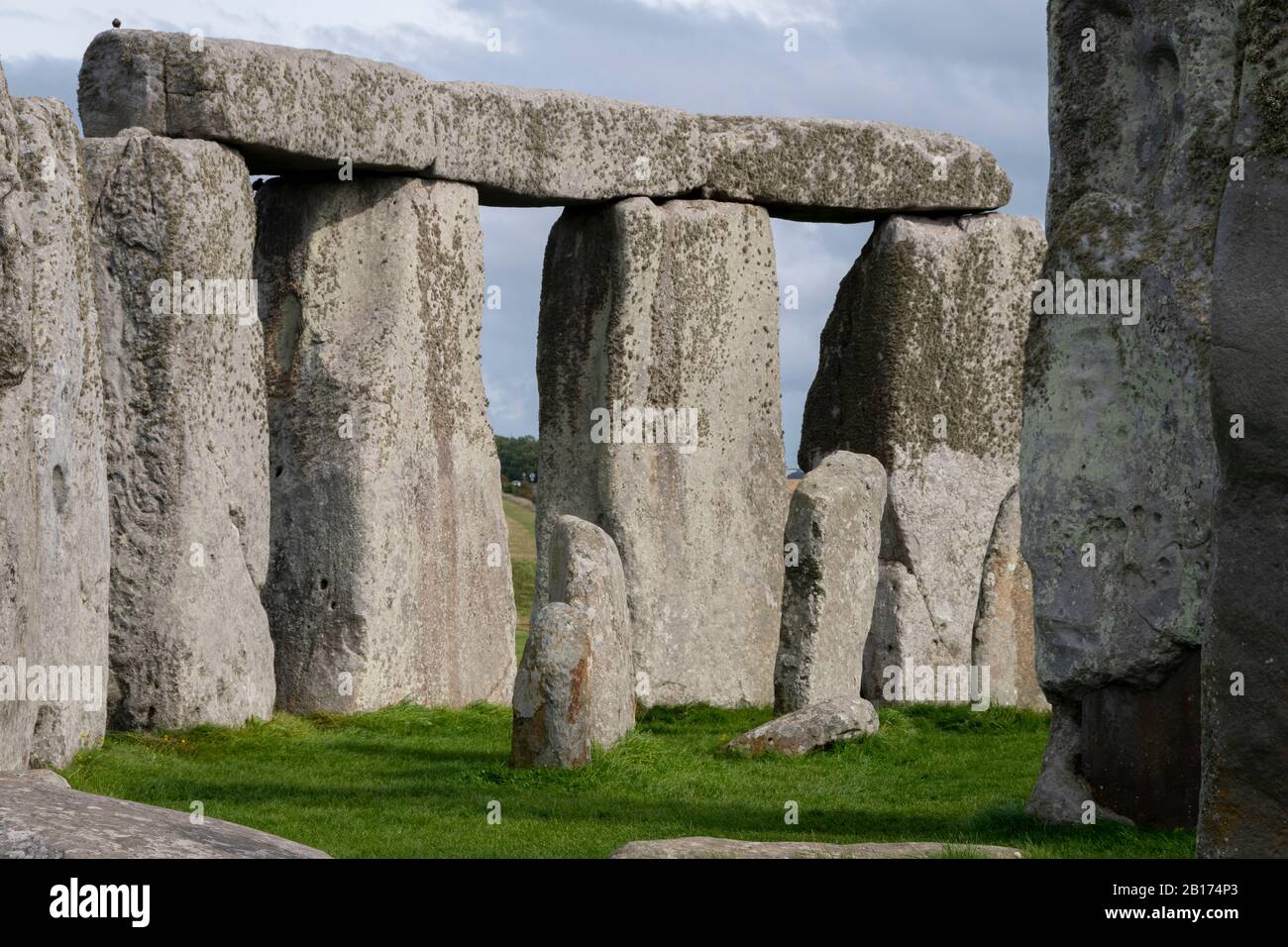 Stonehenge, la plaine de Salisbury, Wiltshire, Angleterre Banque D'Images