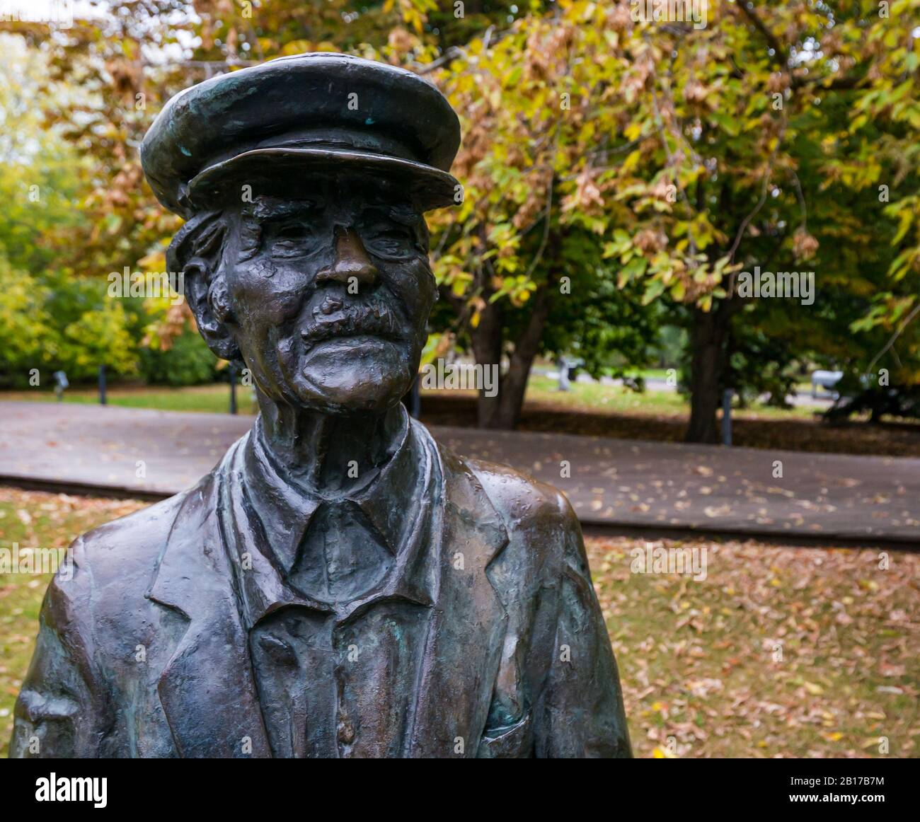 Alexei Grigoriewicz sculpture Sotnikov, sculpteur en porcelaine, parc de sculptures de Muzeon Art Park ou parc des Héros Tombés, Moscou, Fédération de Russie Banque D'Images