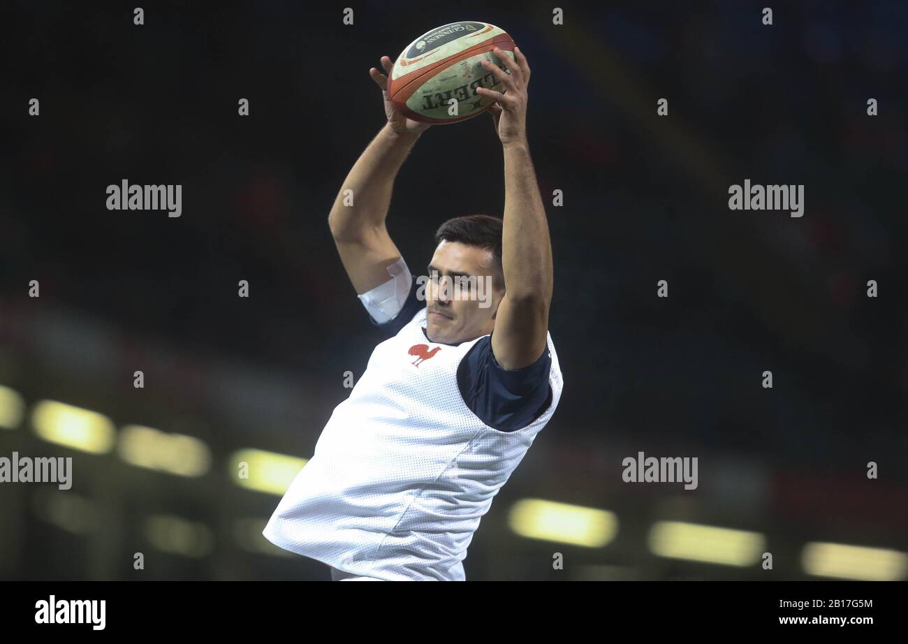 Pendant la Guinness Six Nations 2020, match de rugby entre le Pays de Galles et la France le 22 février 2020 au Principauté Stadium de Cardiff, Pays de Galles - photo Laurent Lairys / DPPI Banque D'Images