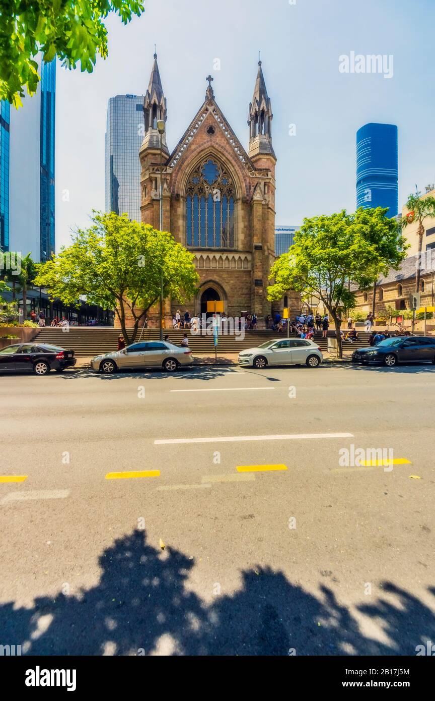 Australie, Brisbane, cathédrale Saint-Étienne Banque D'Images