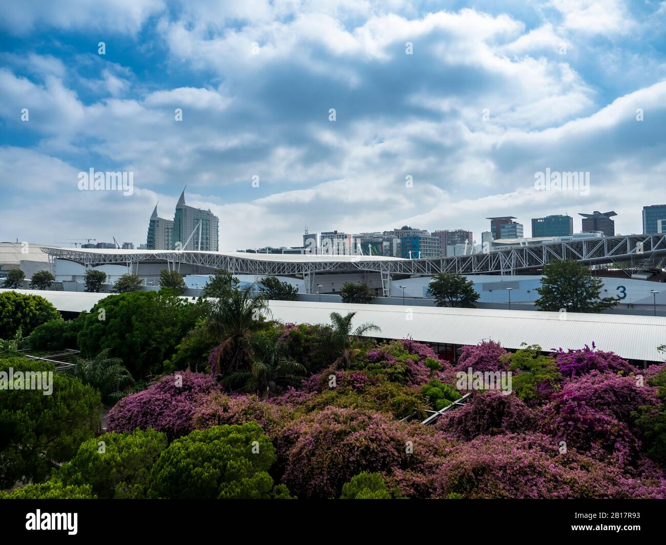 Portugal, Lissabon, Einkaufszentrum Centro Vasco Da Gama Am Bahnhof Oriente Mit Altice Arena Banque D'Images