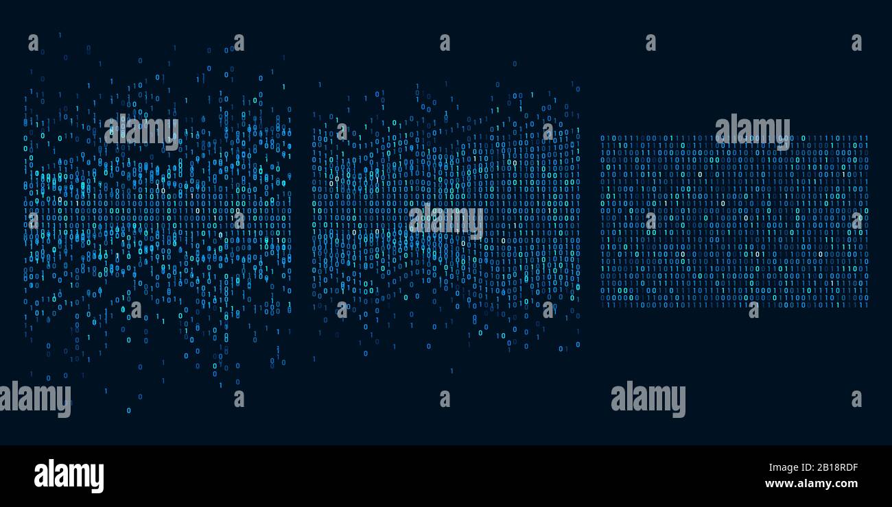 Tri des Big Data. Algorithmes d'analyse de l'information, apprentissage des machines et collecte de données d'intelligence illustration du concept vectoriel Illustration de Vecteur