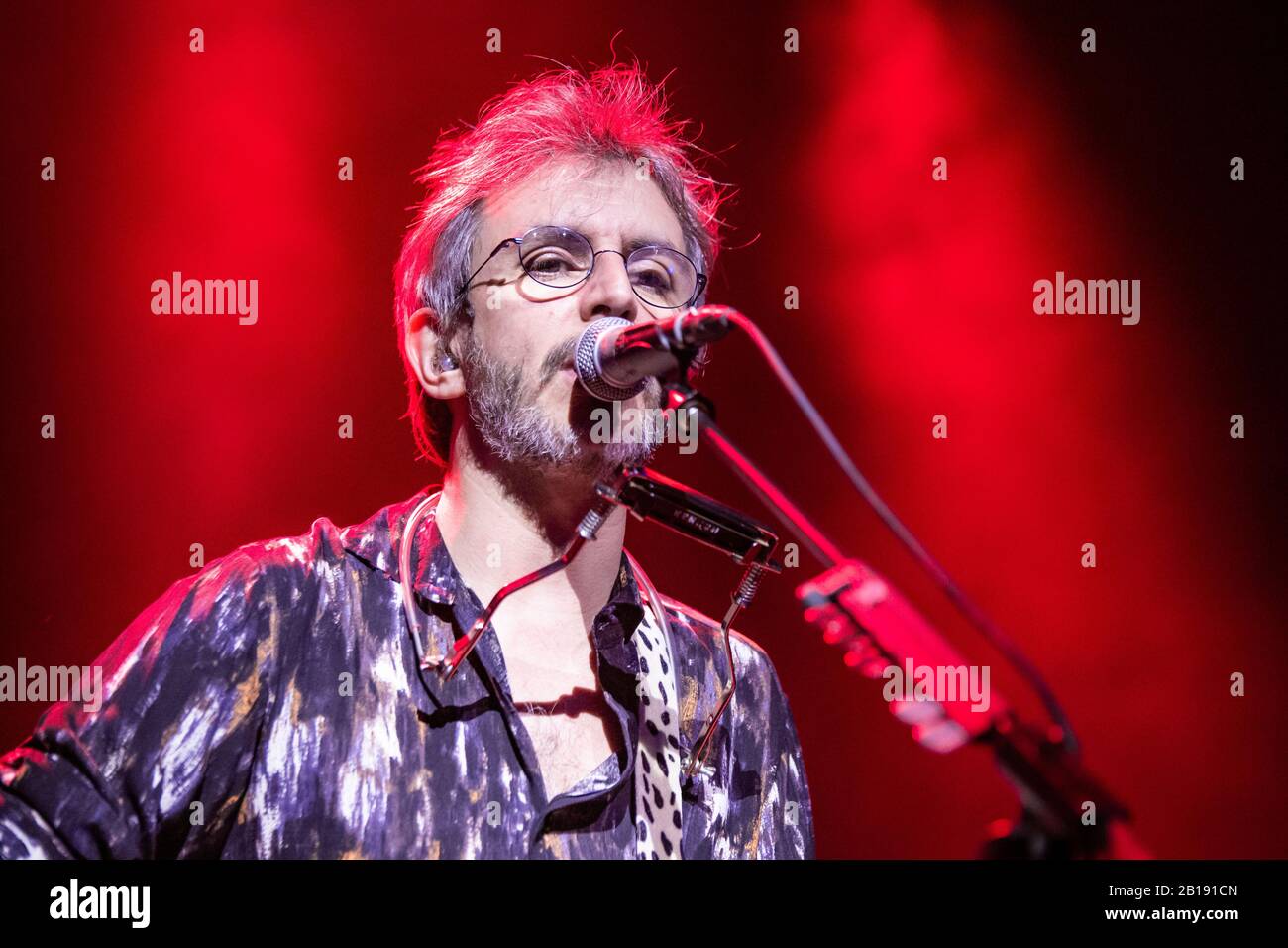 Barcelone, Espagne. 2020.02.21. Concert de Xoel López à Sala Apolo. Photographe: Aitor Rodero. Banque D'Images