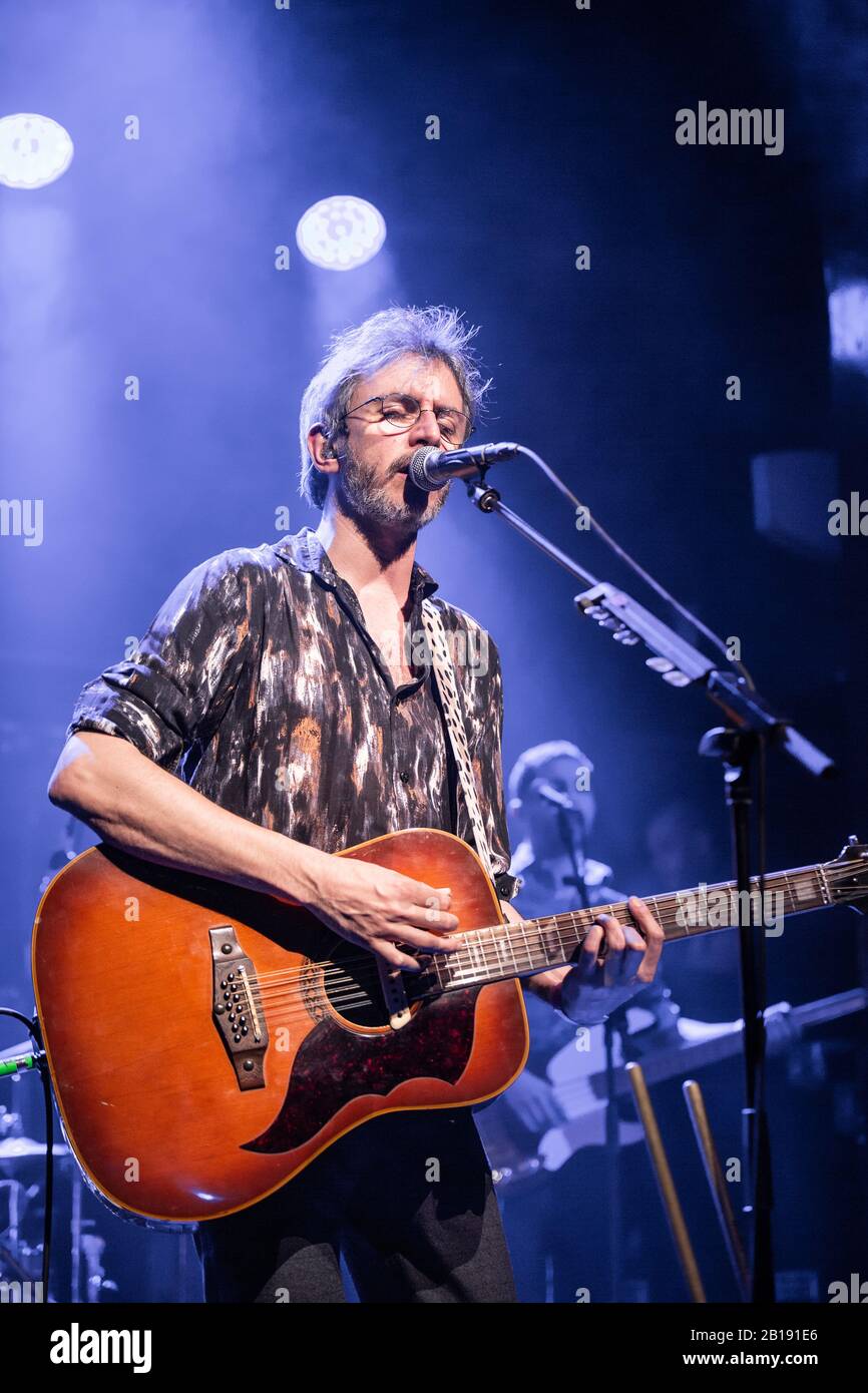 Barcelone, Espagne. 2020.02.21. Concert de Xoel López à Sala Apolo. Photographe: Aitor Rodero. Banque D'Images