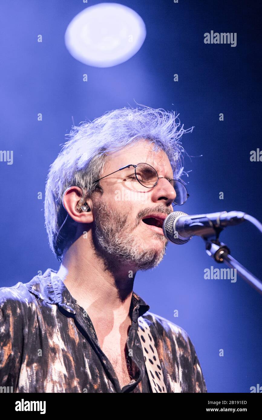 Barcelone, Espagne. 2020.02.21. Concert de Xoel López à Sala Apolo. Photographe: Aitor Rodero. Banque D'Images