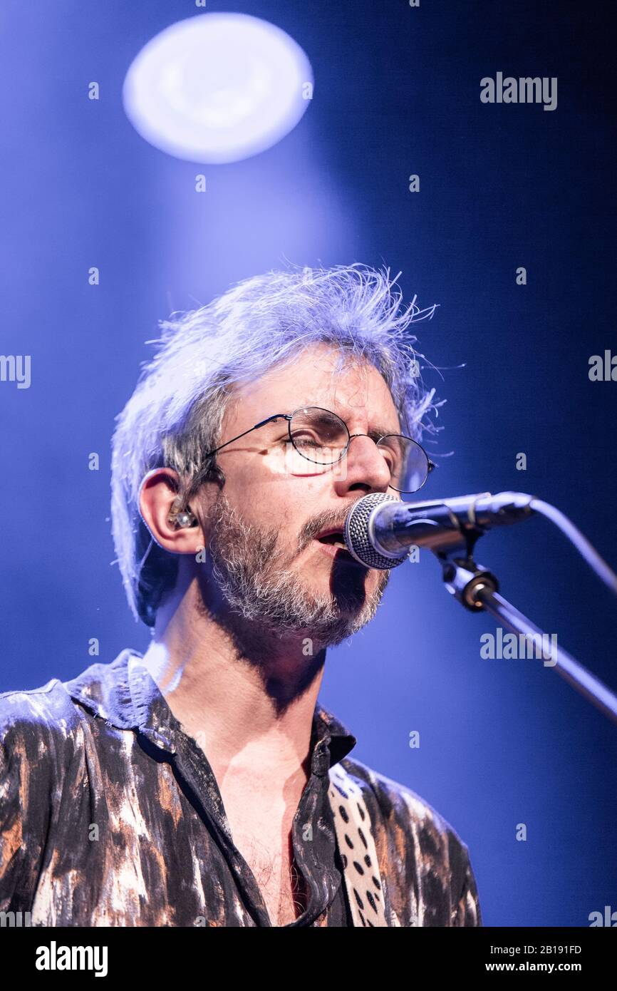 Barcelone, Espagne. 2020.02.21. Concert de Xoel López à Sala Apolo. Photographe: Aitor Rodero. Banque D'Images