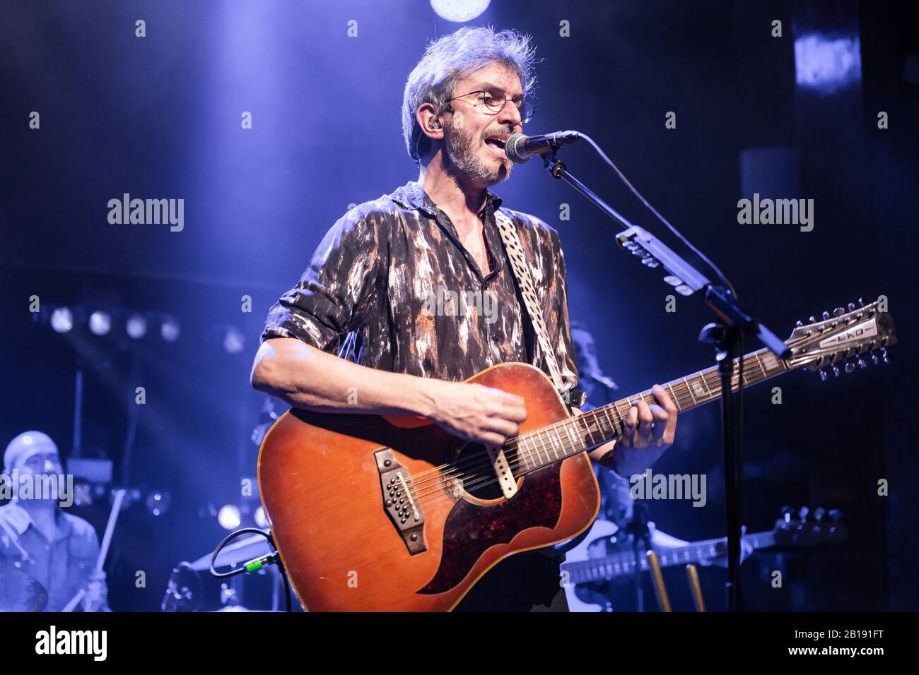 Barcelone, Espagne. 2020.02.21. Concert de Xoel López à Sala Apolo. Photographe: Aitor Rodero. Banque D'Images