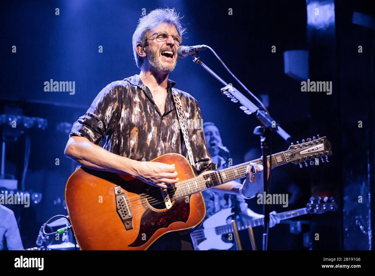 Barcelone, Espagne. 2020.02.21. Concert de Xoel López à Sala Apolo. Photographe: Aitor Rodero. Banque D'Images