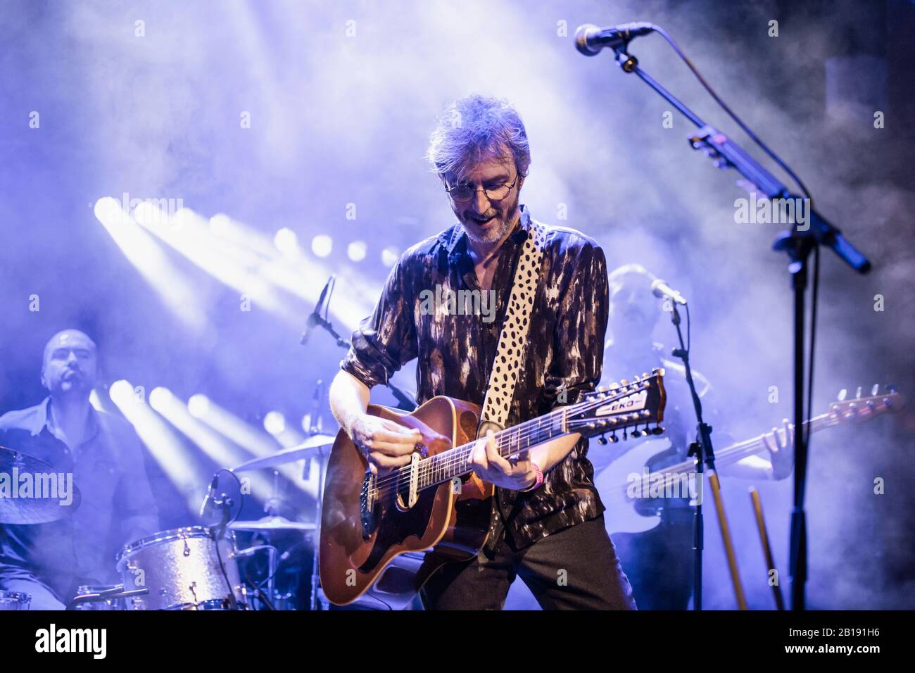 Barcelone, Espagne. 2020.02.21. Concert de Xoel López à Sala Apolo. Photographe: Aitor Rodero. Banque D'Images