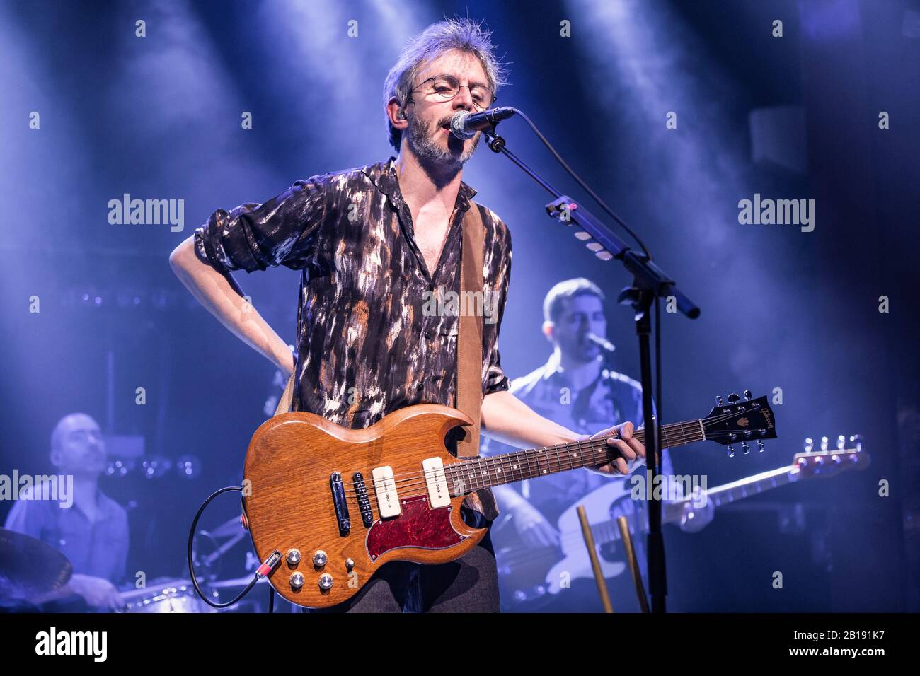 Barcelone, Espagne. 2020.02.21. Concert de Xoel López à Sala Apolo. Photographe: Aitor Rodero. Banque D'Images