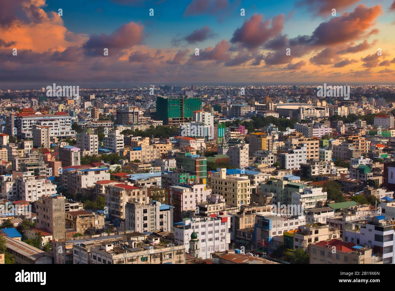 MANDALAY/MYANMAR (BIRMANIE) - 26 novembre 2019 : Mandalay est une deuxième ville de Birmanie. Banque D'Images