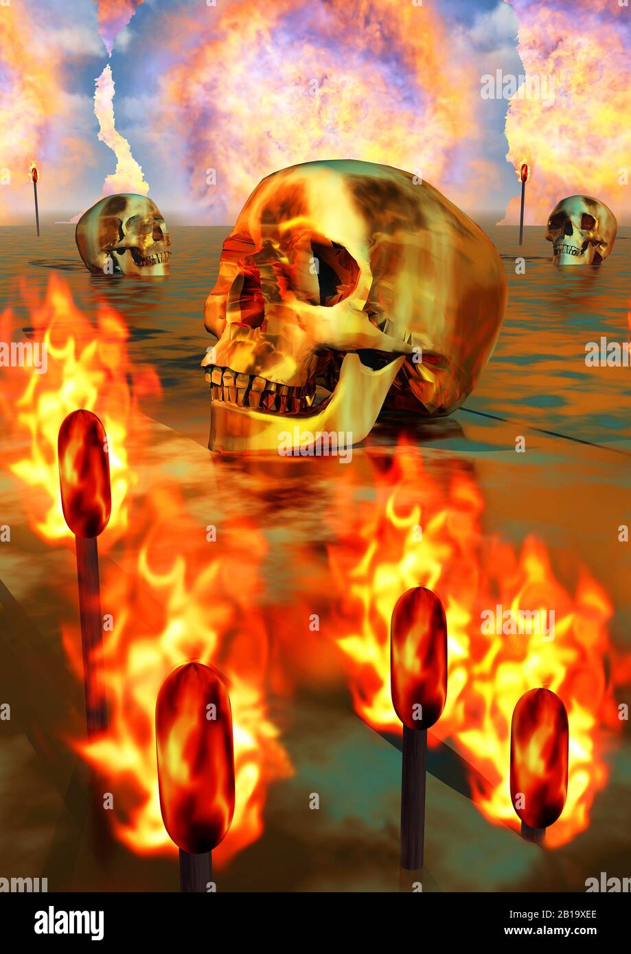 Hell ' s Angels Banque D'Images
