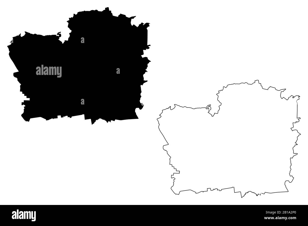 Municipalité de Smiltene (République de Lettonie, divisions administratives de Lettonie, municipalités et leurs unités territoriales) illustration vectorielle cartographique, sc Illustration de Vecteur