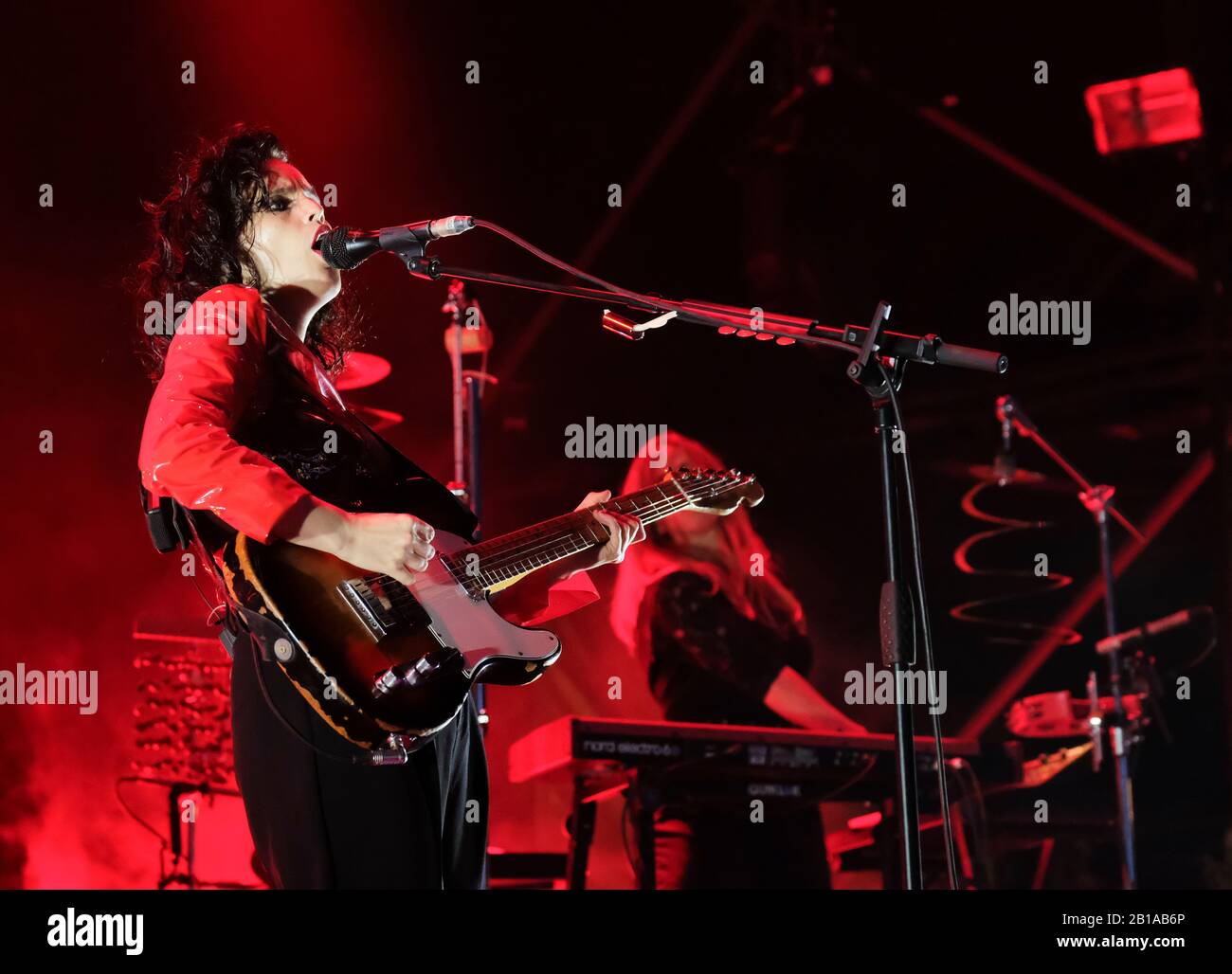 Anna Calvi se présentera au festival WOMAD, Charlton Park, Royaume-Uni. 27 Juillet 2019 Banque D'Images